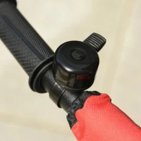 HOMCOM Triciclo para Crianças 2 em 1 com capota ajustável acima de 18 Meses vermelho 92x51x110cm(m-10)