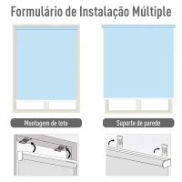 Outsunny Toldo Vertical Enrolável 140x250 cm com Manivela Proteção UV para Interior Exterior Varanda  Cinza(m-4)