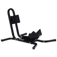 HOMCOM Suporte ajustável da roda da motocicleta do metal do estacionamento da motocicleta para as rodas ∅43/48/53 cm(m-1)