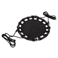 HOMCOM Baloiço para crianças forma redonda carga 100kg Assento confortável Tecido Oxford Jardim ao ar livre(m-11)