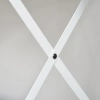 HOMCOM Mesa de escritório multifuncional moderna e minimalista 105x50x76 cm Branco(m-8)