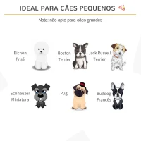 PawHut Barreira de Segurança Dobrável para Cães Pequenos Barreira de Proteção para Animais de Estimação com 3 Painéis e 2 Suportes para Portas Escadas Corredores 154,5x29,5x61 Branco(m-7)