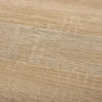 HOMCOM Secretária 2 em 1 com prateleira de 3 níveis Superfície Grande Amplo espaço de armazenamento 100x55x74 cm Madeira(m-10)