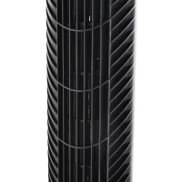 HOMCOM Ventoinha de Coluna com 3 Nivéis de Velocidade Temporizador 7,5h Potência 40W e Oscilação 70° Ø18x78,5 cm Preto(m-6)