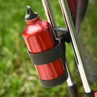 HOMCOM Triciclo para Crianças 2 em 1 com capota ajustável acima de 18 Meses vermelho 92x51x110cm(m-13)