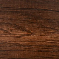 HOMCOM Mesa de Centro com 2 Prateleiras Mesa de Café Estilo Vintage para Sala de Estar Dormitório 100x60x46cm Marrom Rústico(m-13)