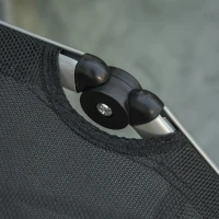 Outsunny Espreguiçadeira dobrável para jardim Cadeira ajustável de 10 posições com encosto alto e apoio para pés Carga máx. 150 kg 78x58x110 cm Preto(m-9)