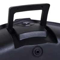 HOMCOM Mala para Motocicleta Mala para Mota Capacidade de 48L com Fechadura e 2 Chaves 56,5x44x32 cm Preto e Vermelho(m-8)