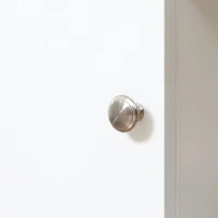 Kleankin Armário Casa de Banho Móvel para Lavatório de Madeira com 5 Compartimentos Abertos 1 Porta Desenho Compacto Moderno 60x30x68cm Branco(m-8)