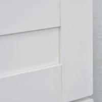 HOMCOM Armário de cozinha com prateleiras internas ajustáveis ​​e gaveta 80x48x170 cm Branco(m-14)