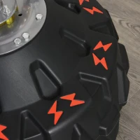 HOMCOM Saco de Boxe em Pé Saco de Boxe para Adultos com Grande Base Preenchível de Areia e Água Ø60x180 cm Preto e Vermelho(m-10)