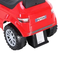 HOMCOM Carro andador para bebé sem Pedais com Alto-falante 60x38x42cm Vermelho(m-8)