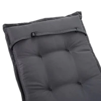 Outsunny Almofada individual para espreguiçadeira ao ar livre Tapete da cadeira de jardim(m-9)