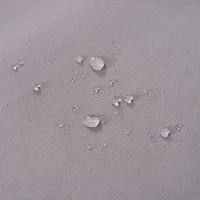 Outsunny Chapéu de Sol de Jardim com Teto Duplo Sistema de Polia Toldo de Poliéster Impermeável 300x300x297cm Cinza Claro(m-11)