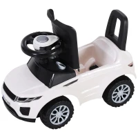 HOMCOM Carro andador para bebé sem Pedais com Alto-falante 60x38x42cm branco(m-11)