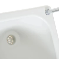 Outsunny Lavatório Portátil para Campismo com Depósito de Recuperação de Água e Dispensador de Sabão 83x50x103 cm Cinza Claro(m-11)