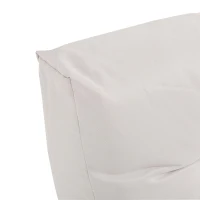 Outsunny Almofada de palete com encosto  Almofada para banco  rede balanço interna externo  120x80x12 cm creme(m-5)