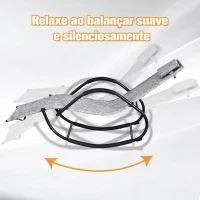 Outsunny Espreguiçadeira de Balanço de Jardim com Apoio para os Braços Almofada para a Cabeça Removível 160x61x79cm Cinza(m-6)