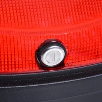 HOMCOM Mala para Motocicleta Mala para Mota Capacidade de 52L com Fechadura e 2 Chaves 59,5x43,5x31 cm Preto e Vermelho(m-5)