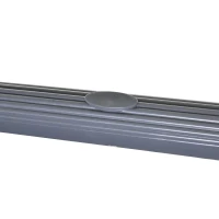 HOMCOM Carrinho Auxiliar com Rodas e 3 Prateleiras Carrinho de Cozinha com Armazenamento Carga 105 kg 88x44x93 cm Cinza(m-9)