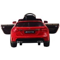 HOMCOM Carro Eléctrico Mercedes Benz para Crianças acima de 3 Anos com Controlo Remoto MP3 USB Luzes e Sons 100x58x46cm Vermelho(m-14)