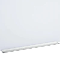 Vinsetto Placa de vidro com bandeja Inclui 4 marcadores e borracha 90x60x0,45 cm Branco(m-8)