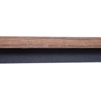 HOMCOM Mesa de Centro com Prateleira Mesa Auxiliar Multifuncional Estilo Industrial para Sala de Estar Dormitório Metal e Madeira 106x60x45cm Madeira e Preto(m-11)