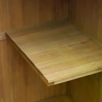 Outsunny Garden Storage Shed Backyard Tool Cabinet Tool Organizer with Asphalt Roof(m-12)