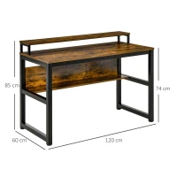 HOMCOM bureau 120 cm x 60 cm x 85 cm(m-3)