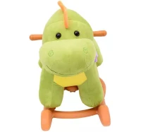 Jouet à bascule cheval à bascule modèle dinosaure vert(m-5)