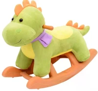 Jouet à bascule cheval à bascule modèle dinosaure vert(m-2)