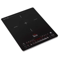HOMCOM Plaque induction portable 2000 W - plaque chauffante - plaque de cuisson - réchaud - affichage LED, boutons tactiles - timer, verrouillage, 8 modes - noir(m-1)