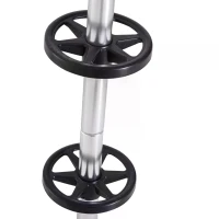 HOMCOM Professional Mobile Car Wheel Stand Tree Trolley Storage Tyre Protection 255 mm Width(m-13)