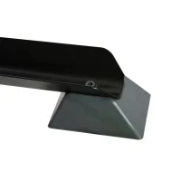 HOMCOM 63-73.5H cm Adjustable Bike Storage Rack Ground Stand PP Feet Pad Metal Frame Black(m-13)