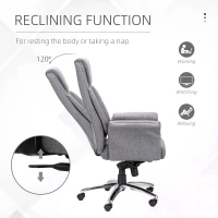 Vinsetto SOHO Style Office Chair with Reclining Grey(m-5)