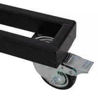 HOMCOM Professional Mobile Car Wheel Stand Tree Trolley Storage Tyre Protection 255 mm Width(m-10)