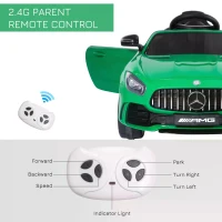 HOMCOM Benz GTR 12V Kids Electric Ride On Car Toy w/ Remote Control MP3(m-6)