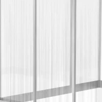 Outsunny 303x183x195cm Clear Polycarbonate Sheet Walk-In Greenhouse(m-9)