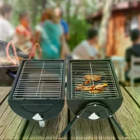 Outsunny Portable Charcoal BBQ Grill(m-15)