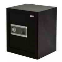 HOMCOM Steel Anti-Theft Duo-Lock Safe Black(m-2)