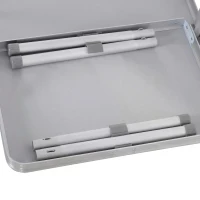 Outsunny 3ft Aluminium MDF-Top Folding Picnic Table Portable Camping Table(m-11)