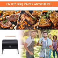 Outsunny Portable Charcoal BBQ Grill(m-7)