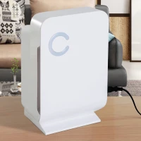 HOMCOM Portable 1300ml Dehumidifier Damp Mould Condensation Moisture Compact Home Office Garage(m-1)