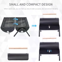 Outsunny Portable Charcoal BBQ Grill(m-5)