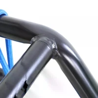 HOMCOM 40" Mini Hexagon Steel Frame Trampoline with Anti-slip Rubber Pads Blue(m-9)