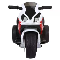 HOMCOM Electric Motorbike for Kids Ride on BMW Motorbike W/Headlights and Music, 6 V-Red(m-9)