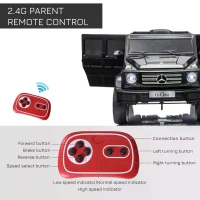 HOMCOM Mercedes Benz G500 12V Kids Electric Ride On Car Toy w/ Remote Control(m-6)