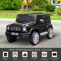 HOMCOM Mercedes Benz G500 12V Kids Electric Ride On Car Toy w/ Remote Control(m-4)