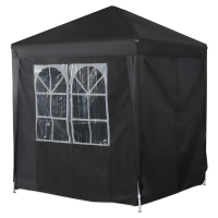 Outsunny Pop Up Gazebo Canopy, size (2 x 2m)-Black