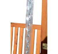 Homcom Balancoire de Jardin Deux Places Blanc 162 x 130 x 185 cm(m-13)